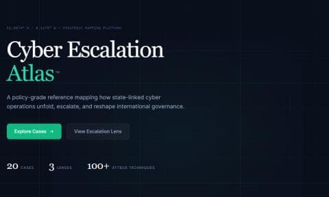 Cyber Escalation Atlas platform